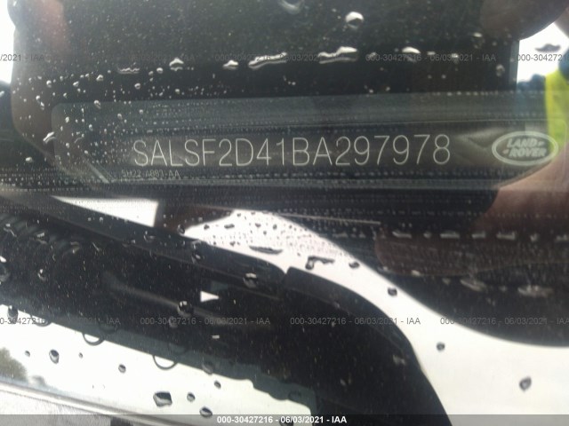 Photo 8 VIN: SALSF2D41BA297978 - LAND ROVER RANGE ROVER SPORT 