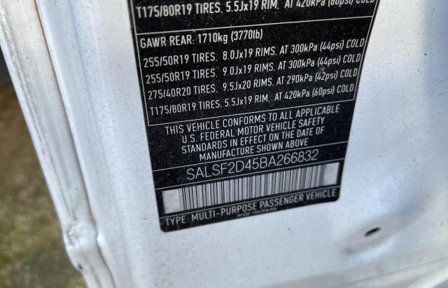 Photo 9 VIN: SALSF2D45BA266832 - LAND ROVER RANGE ROVE 