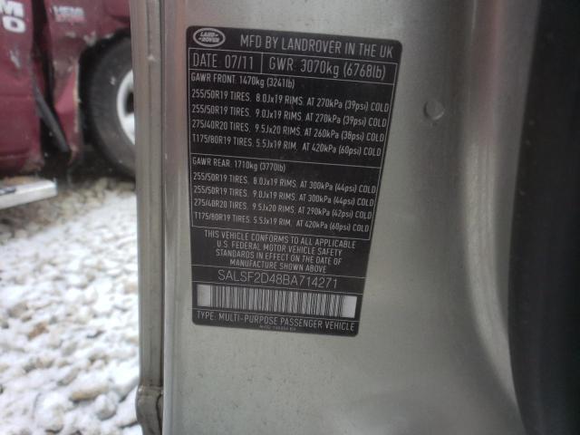 Photo 11 VIN: SALSF2D48BA714271 - LAND ROVER RANGEROVER 