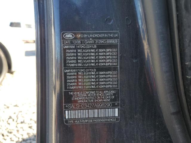 Photo 12 VIN: SALSH23427A998290 - LAND-ROVER RANGE ROVE 