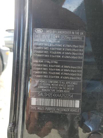 Photo 13 VIN: SALSH2E4XAA252254 - LAND ROVER RANGE ROVE 