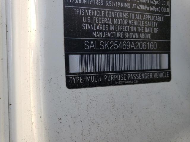 Photo 12 VIN: SALSK25469A206160 - LAND ROVER RANGE ROVE 