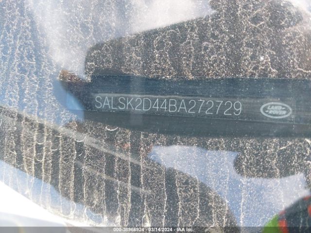 Photo 8 VIN: SALSK2D44BA272729 - LAND ROVER RANGE ROVER SPORT 