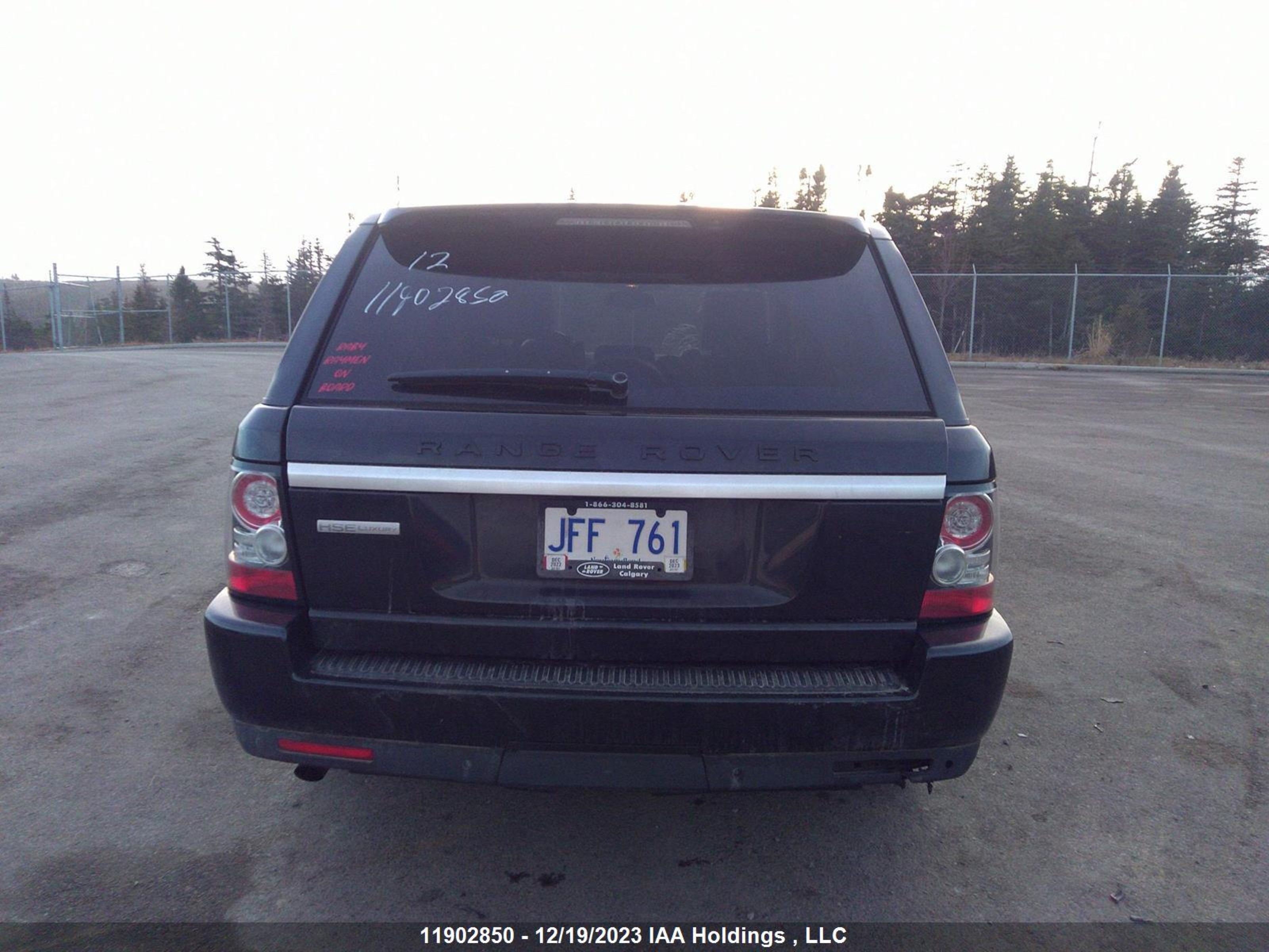 Photo 11 VIN: SALSK2D49CA752248 - LAND ROVER RANGE ROVER SPORT 