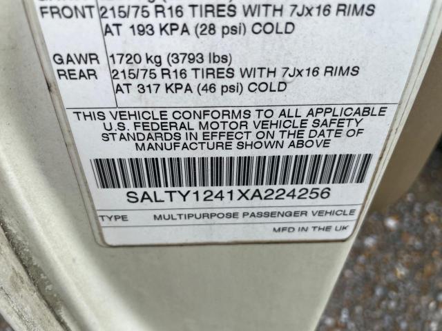 Photo 9 VIN: SALTY1241XA224256 - LAND ROVER DISCOVERY 