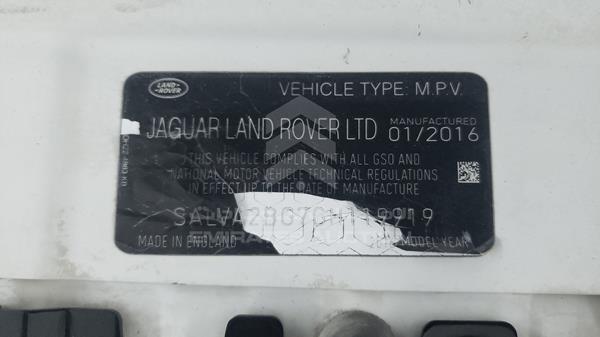 Photo 3 VIN: SALVA2BG7GH119919 - RANGE ROVER EVOQUE 