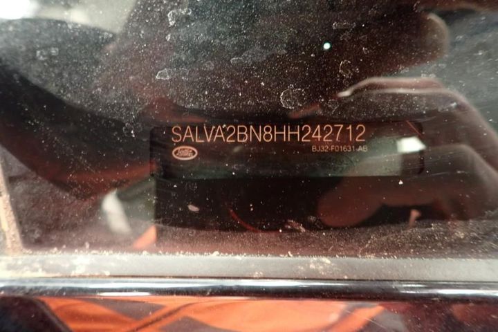 Photo 9 VIN: SALVA2BN8HH242712 - LAND ROVER RANGE ROVER EVOQUE 