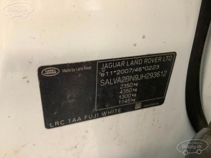 Photo 4 VIN: SALVA2BN9JH293612 - LAND-ROVER RANGE ROVER EVOQUE 