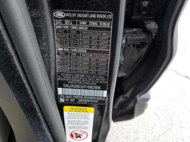 Photo 12 VIN: SALVN2BG5FH982866 - LAND ROVER RANGE ROVE 