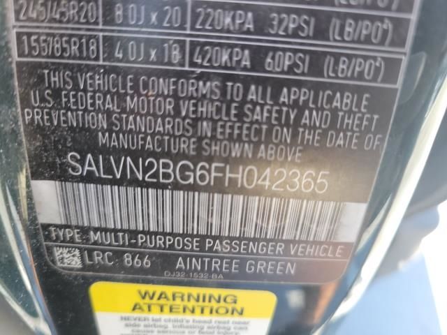 Photo 8 VIN: SALVN2BG6FH042365 - LAND ROVER RANGE ROVER EVOQUE 