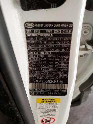 Photo 12 VIN: SALVP2BG1DH846175 - LAND ROVER RANGE ROVE 