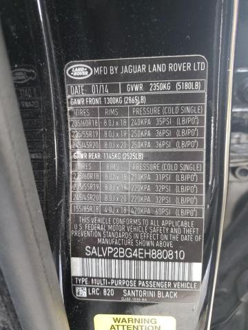 Photo 12 VIN: SALVP2BG4EH880810 - LAND ROVER RANGE ROVE 