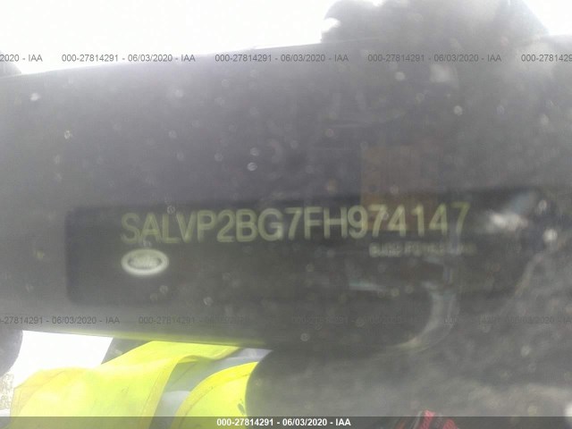 Photo 8 VIN: SALVP2BG7FH974147 - LAND ROVER RANGE ROVER EVOQUE 