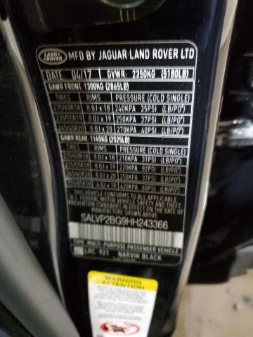 Photo 13 VIN: SALVP2BG9HH243366 - LAND ROVER RANGEROVER 