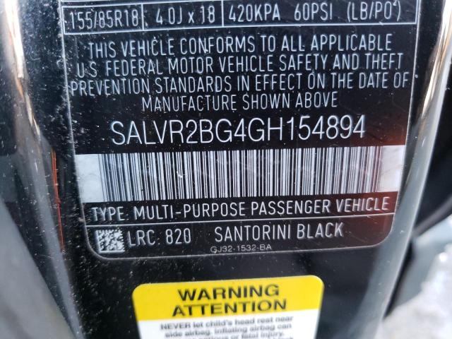 Photo 12 VIN: SALVR2BG4GH154894 - LAND ROVER RANGE ROVE 