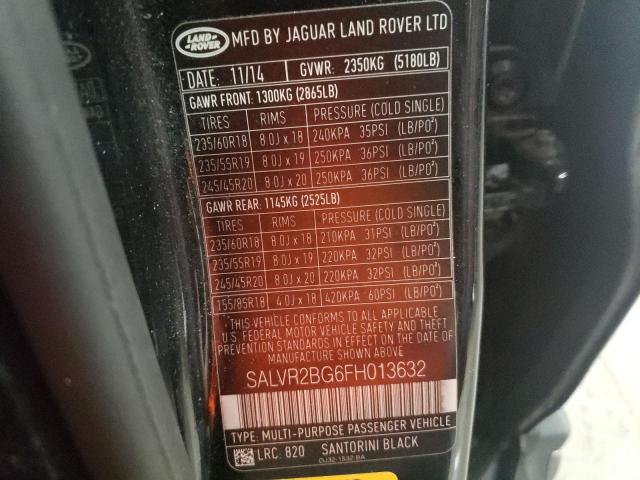 Photo 13 VIN: SALVR2BG6FH013632 - LAND ROVER RANGE ROVE 