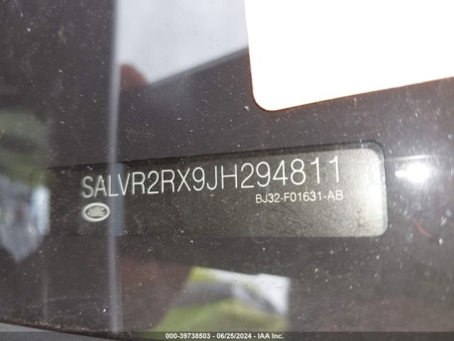 Photo 8 VIN: SALVR2RX9JH294811 - LAND-ROVER RANGE ROVER EVOQUE 
