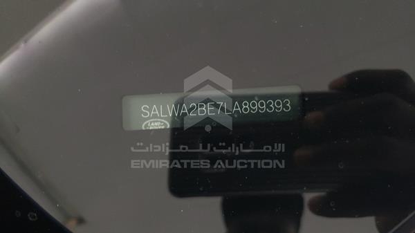 Photo 2 VIN: SALWA2BE7LA899393 - RANGE ROVER SPORT 