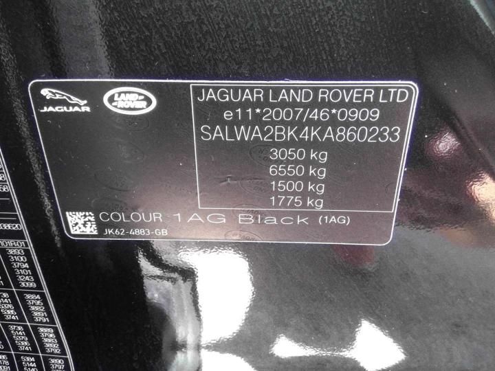 Photo 25 VIN: SALWA2BK4KA860233 - LAND ROVER RANGE ROVER SPORT 