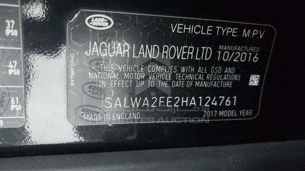 Photo 2 VIN: SALWA2FE2HA124761 - RANGE ROVER SPORT 