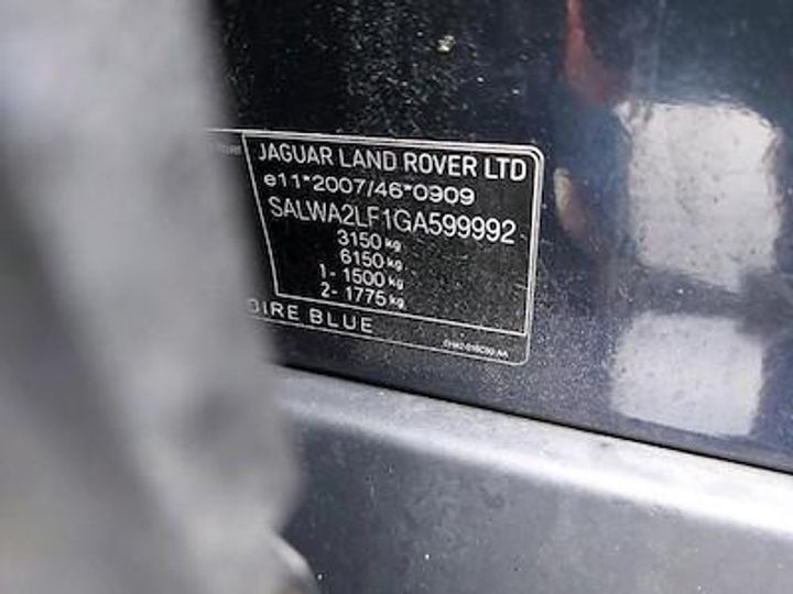 Photo 12 VIN: SALWA2LF1GA599992 - LAND ROVER RANGE ROVER SPORT SUV 