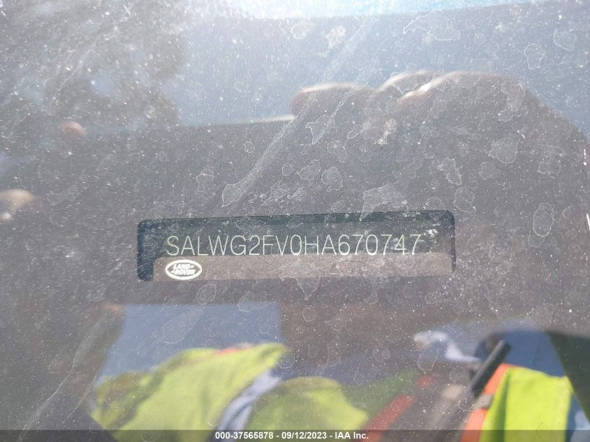 Photo 8 VIN: SALWG2FV0HA670747 - LAND ROVER RANGE ROVER SPORT 