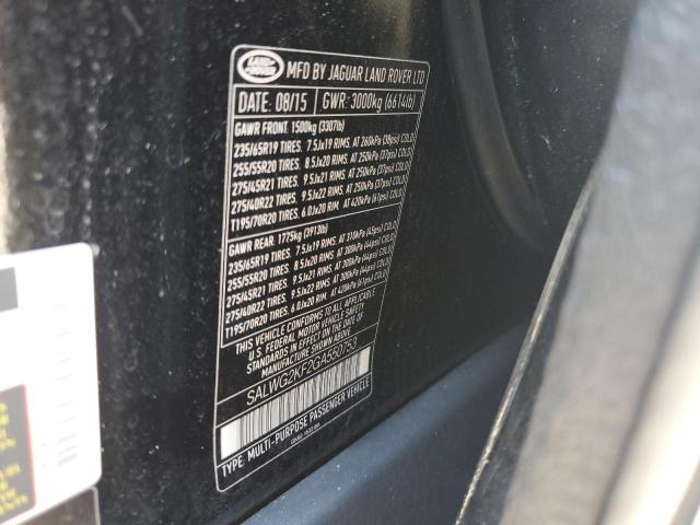 Photo 12 VIN: SALWG2KF2GA550753 - LAND-ROVER RANGEROVER 