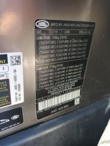 Photo 12 VIN: SALWG2RV1JA403005 - LAND ROVER RANGE ROVE 