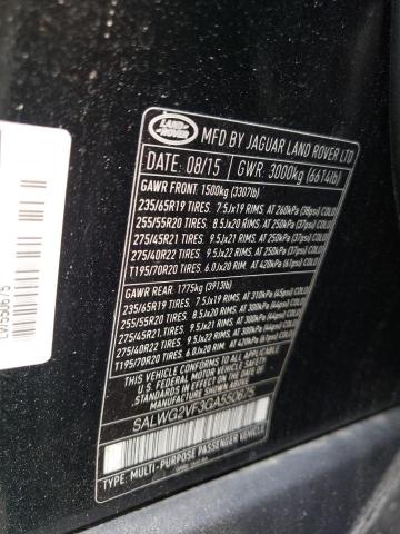 Photo 13 VIN: SALWG2VF3GA550675 - LAND ROVER RANGE ROVE 