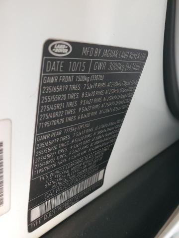 Photo 11 VIN: SALWG2VF9GA638954 - LAND ROVER RANGE ROVE 