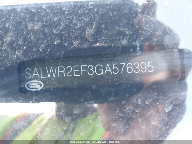 Photo 8 VIN: SALWR2EF3GA576395 - LAND ROVER RANGE ROVER SPORT 