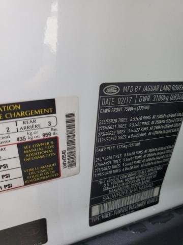 Photo 12 VIN: SALWR2FE3HA143540 - LAND ROVER RANGE ROVE 