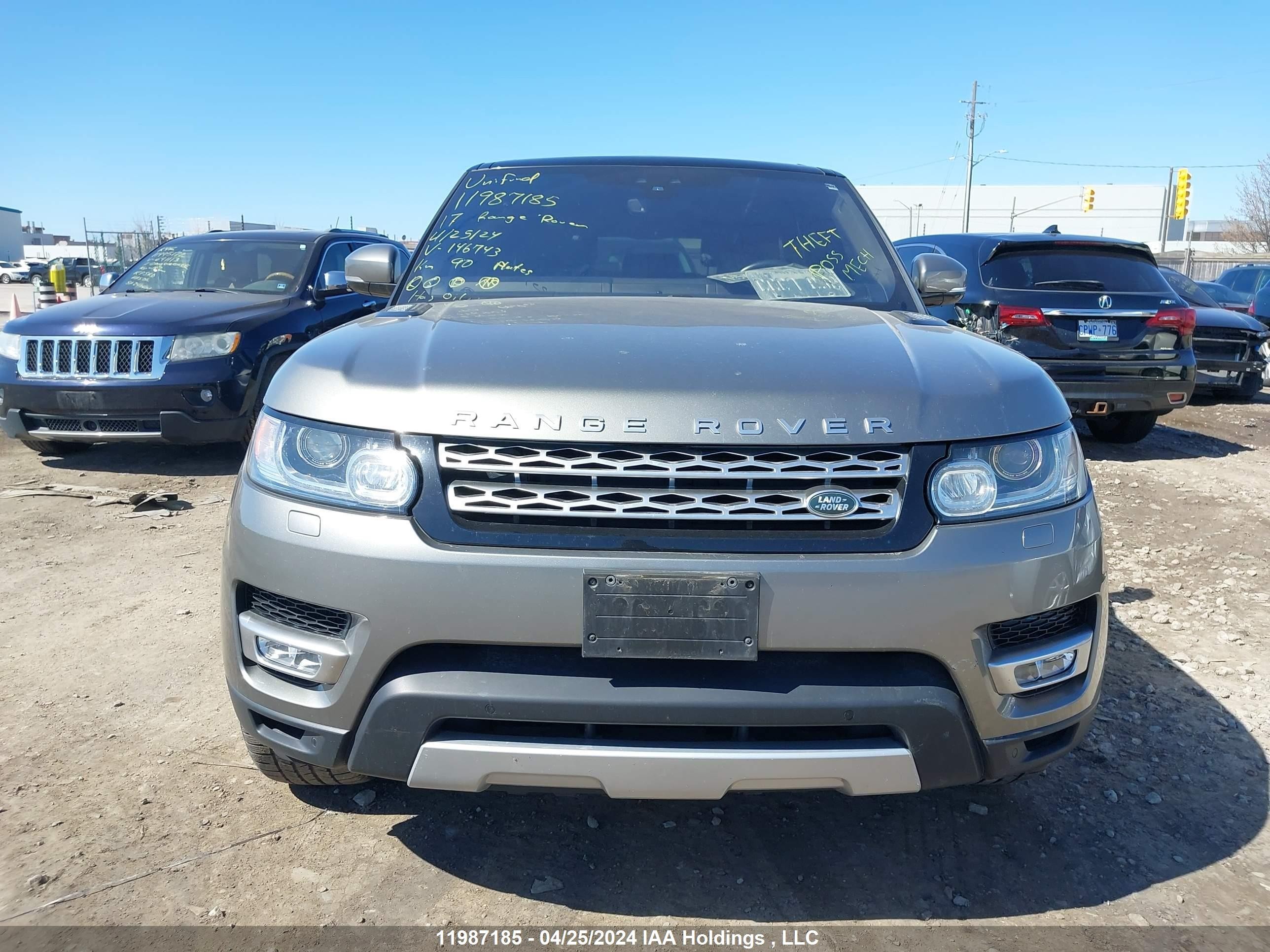 Photo 11 VIN: SALWR2FK2HA146743 - LAND ROVER RANGE ROVER SPORT 