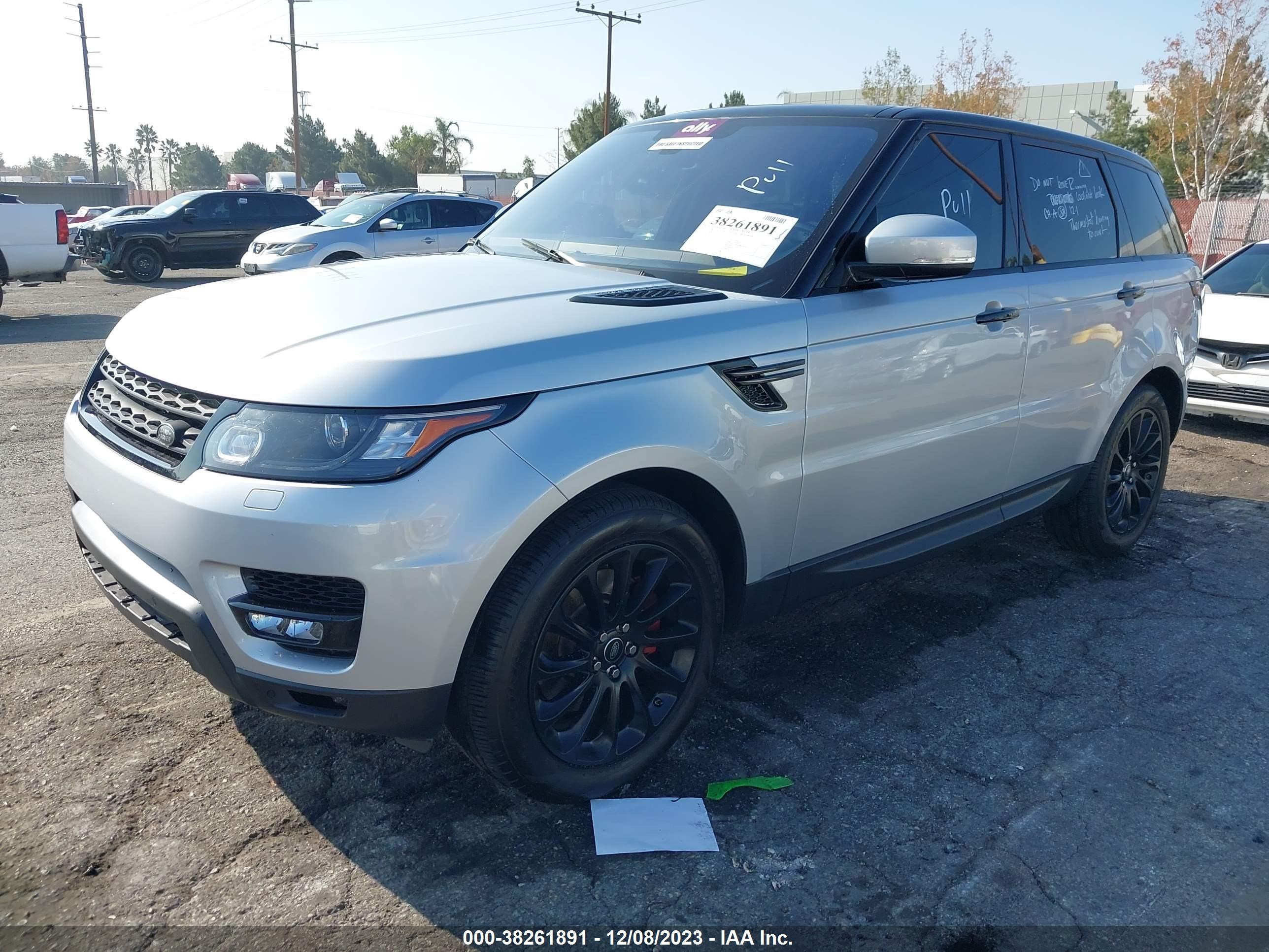 Photo 1 VIN: SALWR2PF9GA114355 - LAND ROVER RANGE ROVER SPORT 