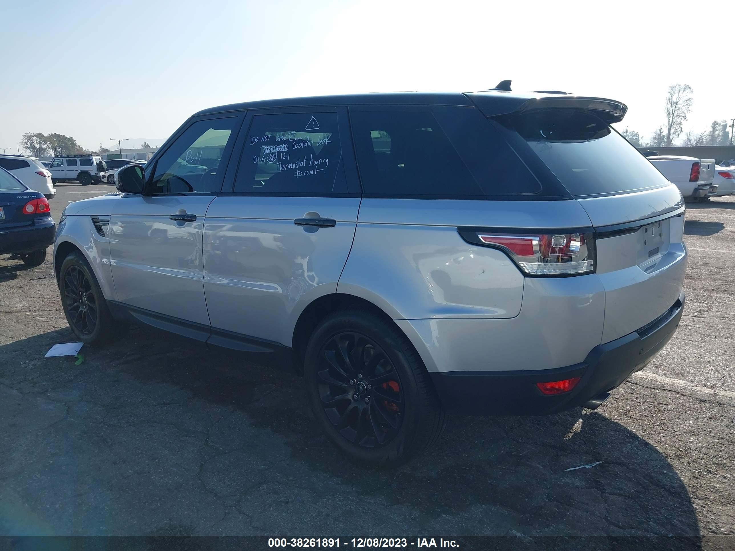 Photo 2 VIN: SALWR2PF9GA114355 - LAND ROVER RANGE ROVER SPORT 