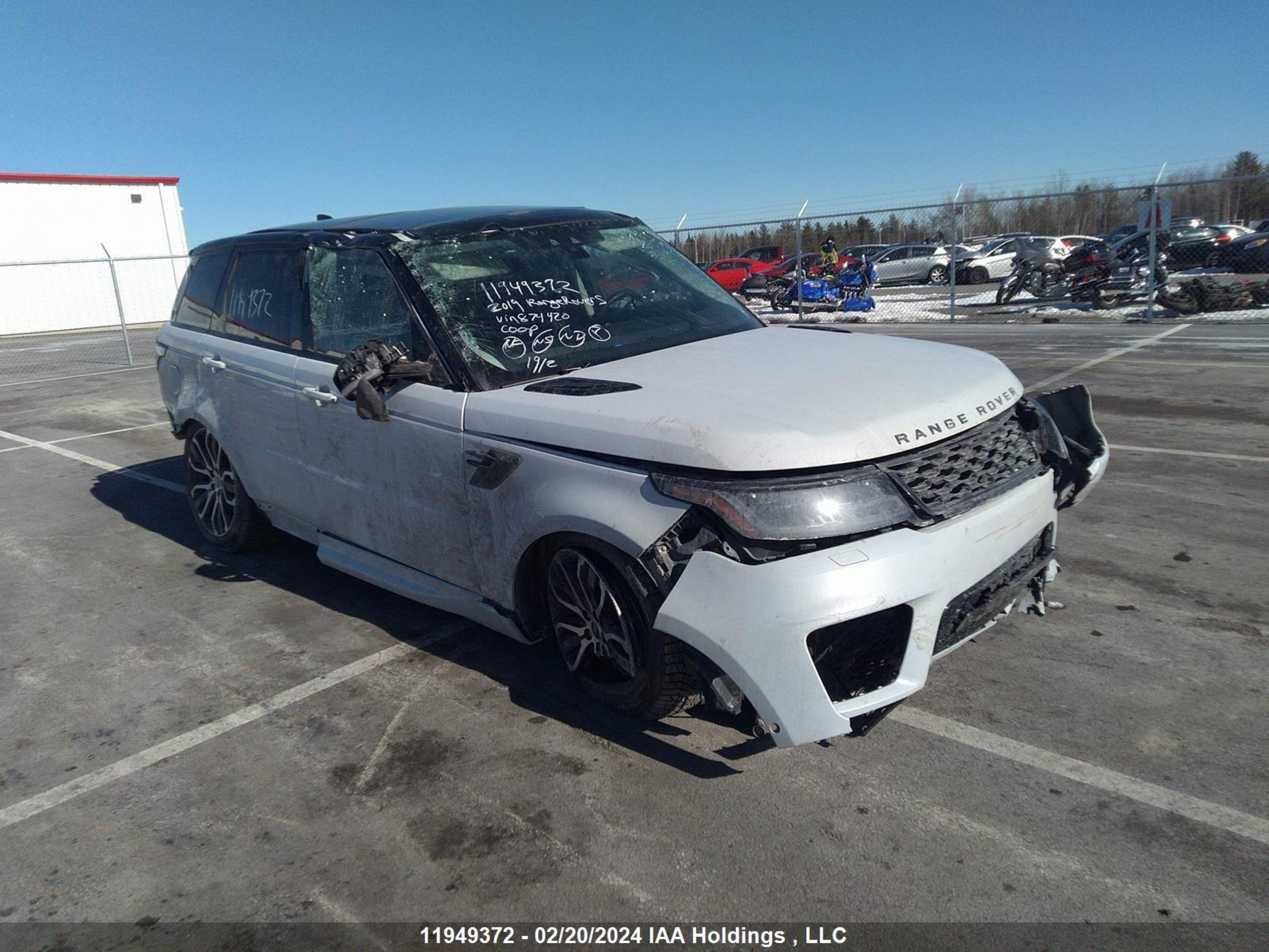 Photo 0 VIN: SALWR2RE6KA874420 - LAND ROVER RANGE ROVER SPORT 