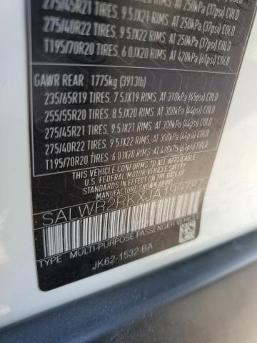 Photo 13 VIN: SALWR2RKXJA199787 - LAND ROVER RANGE ROVE 