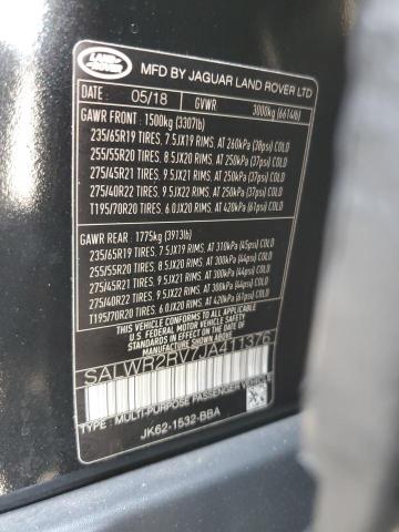 Photo 13 VIN: SALWR2RV7JA411376 - LAND ROVER RANGE ROVE 