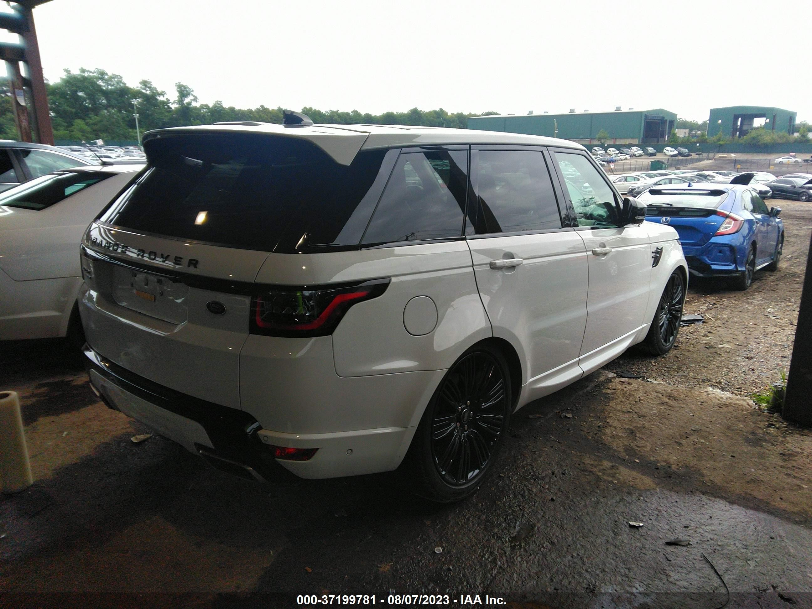 Photo 3 VIN: SALWR2SE1NA223629 - LAND ROVER RANGE ROVER SPORT 