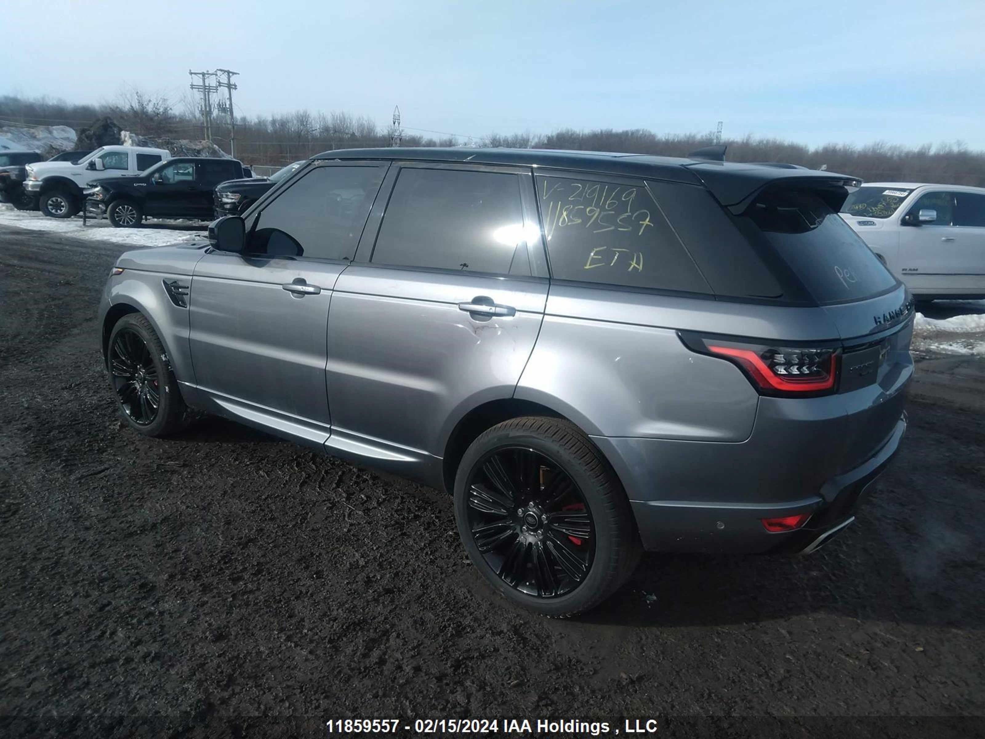 Photo 2 VIN: SALWR2SE6NA219169 - LAND ROVER RANGE ROVER SPORT 