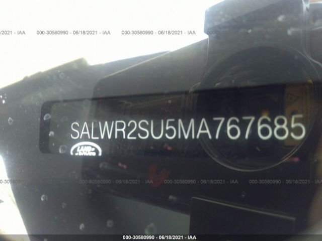 Photo 8 VIN: SALWR2SU5MA767685 - LAND ROVER RANGE ROVER SPORT 