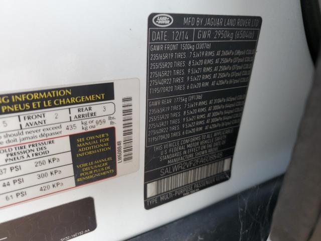 Photo 12 VIN: SALWR2VF2FA608848 - LAND ROVER RANGE ROVE 