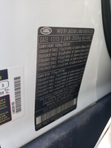 Photo 11 VIN: SALWR2VF3GA639155 - LAND ROVER RANGE ROVE 