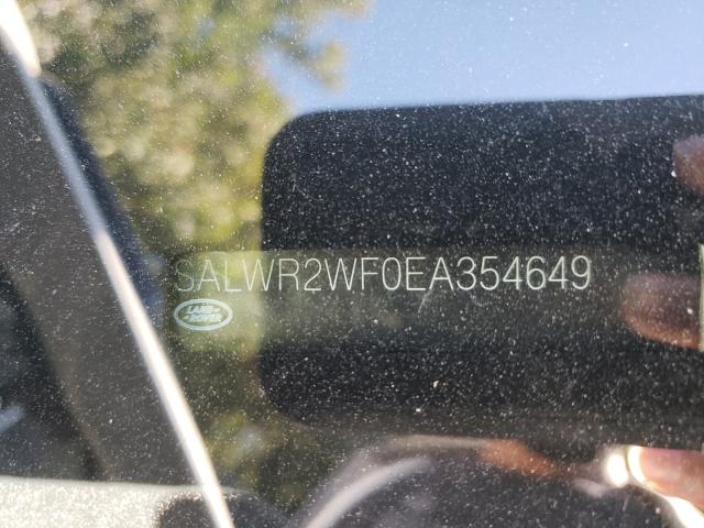 Photo 9 VIN: SALWR2WF0EA354649 - LAND ROVER RANGE ROVE 