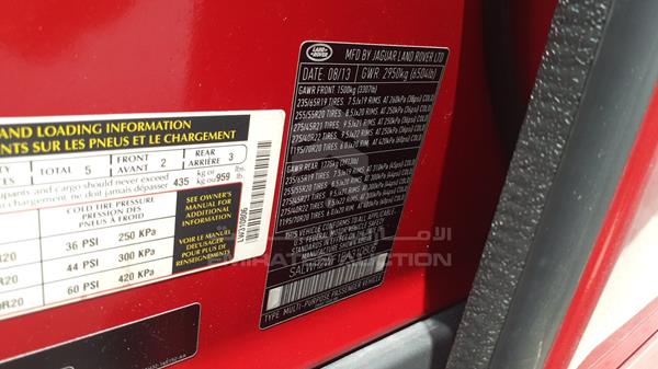 Photo 2 VIN: SALWR2WF1EA310806 - RANGE ROVER SPORT 