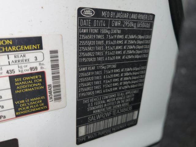 Photo 11 VIN: SALWR2WF1EA348438 - LAND ROVER RANGE ROVE 