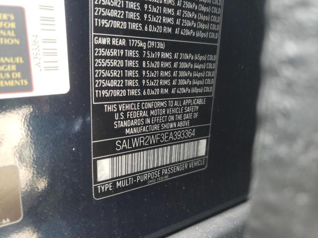 Photo 12 VIN: SALWR2WF3EA393364 - LAND ROVER RANGE ROVE 