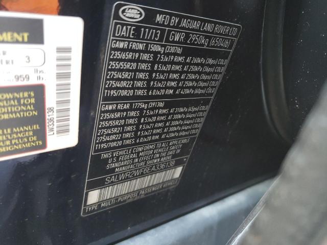 Photo 12 VIN: SALWR2WF6EA336138 - LAND ROVER RANGE ROVE 