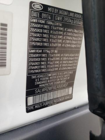 Photo 12 VIN: SALWR2WF6EA500407 - LAND ROVER RANGE ROVE 