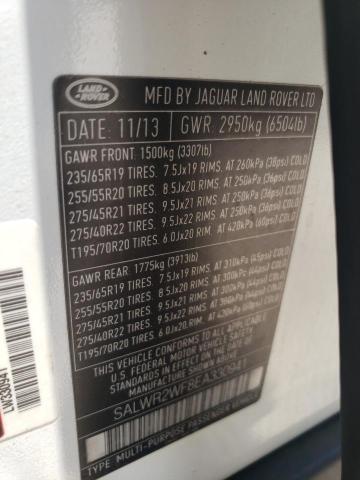 Photo 11 VIN: SALWR2WF8EA330941 - LAND ROVER RANGE ROVE 